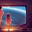 Placeholder: a highly detailed matte painting of a girl watching space station explosion by studio ghibli, makoto shinkai, by artgerm, by wlop, by greg rutkowski, volumetric lighting, octane render, 4 k resolution, trending on artstation, masterpiece