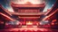 Placeholder: buddha tooth relic temple in singapore, in an atmospheric, modern digital art with lens flares