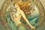 Placeholder: a beautiful mermaid with jewels elegant extremely detailed very attractive beautiful dynamic lighting colourful Alphonse Mucha