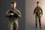 Placeholder: G.I. Joe doll soldier Donald Trump, gun,boots, helm, beret