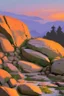 Placeholder: simply rocky landscape paint