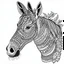 Placeholder: donkey, realistic, coloring page, Animal, mandala, only draw lines, coloring book, clean line art, wildlife-inspired, kid style, –no sketch, color, –ar 3:4, white background, minimalistic black lines, 8k, minimal black color, low level black colors, coloring page, use pure black and white colors, avoid thick black colors, thin black line art, avoid colors, perfect shape, perfect clear lines, clear edges, fill total edges, exact perfect edges, not use black colors, dont use black colors