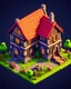 Placeholder: isometric house, RPG style, cartoony, DnD, fantasy, mobile game, unreal Engine