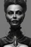 Placeholder: Sophia Loren as evil queen in black leather, cleavage, angry, stern look. character design by cory loftis, fenghua zhong, ryohei hase, ismail inceoglu and ruan jia. unreal engine 5, artistic lighting, highly detailed, photorealistic, fantasy