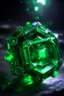 Placeholder: give me a small quantum nano future machine ring with emerald