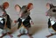 Placeholder: pulp-fiction costumed taxidermy mice