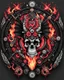 Placeholder: Dragons, Fire and Smog, Skull, Gothic, Steampunk, Universum, Dartboard, Background black