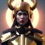 Placeholder: woman, rounded face, black, gold, samurai helmet, decorative color feathers, retro, bamboo coat, soft color, highly detailed, art stations, concept art, smooth, unreal engine 5, god rays, ray tracing, RTX, lumen lighting, ultra detail, volumetric lighting, 3d, finely drawn, high definition, high resolution.