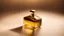 Placeholder: A minimalistic perfume bottle, captured in a close-up centered shot with an angled top-down view. The studio setting is bright and the lighting is reminiscent of golden hour, giving the image a dreamy quality. The extreme realism of the image makes it seem like you could reach out and touch the bottle. The image is rendered in a sharp focus, with post-processing techniques adding to the overall effect. The composition is perfect, with global illumination highlighting every detail. The compositio