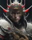 Placeholder: Detailed anime boy, dark brown hair, black and red dragon scale armour, intricate details, full body portrait, keep head in frame, slight smile, black Japanese motif, concept art, highly detailed, digital painting, concept art, sharp focus, illustration, art by Yoji Shinkawa, WLOP and greg rutkowski and alphonse mucha and artgerm and yanjun Chen and Junji ito and Makoto Shinkai, HDR, octane render