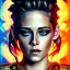 Placeholder: Kristen Stewart face, colourful, water ink, ink water, ink cloud, alberto seveso art, loose painting style, intricate detail, cinematic lighting, octane render, 8k render, volumetric lighting, sf, intricate artwork masterpiece, ominous, matte painting movie poster, golden ratio, trending on cgsociety, intricate, epic, trending on artstation, by artgerm, h. r. giger and beksinski, highly detailed, vibrant, production cinematic character render, ultra high quality model