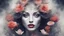 Placeholder: beautiful woman phantom, flower, lips, mysticism, esotericism,