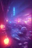 Placeholder: He world is falling apart and you like that, 3d ambient,3d depth, neon light, incrate detail