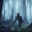 Placeholder: fantasy art, Photorealistic, 8k, Demon, werewolf, forest