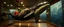 Placeholder: whale as punching bag, painted by Rembrandt, inside reflective mirror house, infinite mirrors