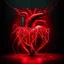 Placeholder: red electric heart