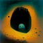 Placeholder: Style by Pawel Kuczynski and Squeak Carnwath and Zdzislaw Beksinski, dramatic '70s nightmare ultra sinister underground cartoon, shy anthropomorphic monsters jumping down an abyssal hole in the earth,