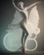 Placeholder: translucent glass alabaster sculpture backlight, an Art Nouveau dancer, very emotional, welcoming, love, luminescence, sculpture, photograph, studio lighting, product photography, figurine, unreal engine, cryengine, ambient occlusion