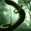 Placeholder: a snake on a tree, octane render