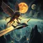 Placeholder: a high definition screen shot of a ancient comic book cover detailing the creatures found on other worlds, reta high definition screen shot of a jet-fighter vw-beetle, retrofuturistic, phototrealism, in flight, one subject, thunderstormncc 1701 enterprise Macabre Rapture End of days Revelation scene,rofuturistic, phototrealism, Macabre Rapture End of days Revelation scene, isanely detailed matte oil painting, sinner apotheosis,diagonal composition, unbalanced, abstract surreal horror, eerie,