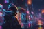 Placeholder: Sans in 8k cartoon artstyle, hacker them, neon effect, close picture, rain, fantasy world, intricate details, highly detailed, high details, detailed portrait, masterpiece,ultra detailed, ultra quality