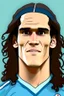 Placeholder: Edinson Cavani Footballer cartoon 2d