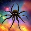 Placeholder: Giant Cosmic ethereal nebulous stellar spider, realistic