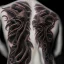 Placeholder: Cthulhu vertical black and grey realistic tattoo artwork design