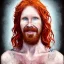 Placeholder: Portrait of young Courtney Gains as a ruggedly handsome, joyful, roguish pirate, charismatic, attractive male, masculine, perfect, precisely detailed clear eyes, unblemished, flawless skin, softly freckled face; meticulously detailed multi-hued ginger carrot-colored cherry fire red hair; fantasy, intricate, elegant, highly detailed, digital painting, concept art, matte, sharp focus, illustration, art by artgerm and greg rutkowski and alphonse mucha