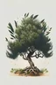 Placeholder: the most beautiful and majestic olive tree, clean background, logo