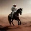 Placeholder: Riding horse astronaut mars