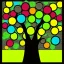 Placeholder: tree pop art