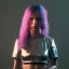 Placeholder: Cyberpunk outfit cool girl unreal 5, octane render,cinema4d, dynamic lighting, dramatic lighting, 4k, redshift render, highly detailed, hyper realistic, in space