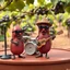 Placeholder: California Raisins wearing shades in a jazz quartet on a stage in a vinyard, claymation, anthropomorphic raisins