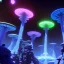 Placeholder: bioluminescent herbivore alien animals on a scifi landscape, bioluminsescent plants, bioluminescent flovers, 8k resolution, dynamic lighting, ultra hyperdetailed, Unreal Engine 5, ultra colourful, very small details, realistic