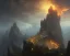 Placeholder: Dragon on mountainside, DSLR, smoke, ruin, humans at base of mountain, gold coins, fire in sky, dynamic lighting, panorama, wide-angled lense, a masterpiece, 8k resolution, dark fantasy concept art, by Greg Rutkowski, dynamic lighting, hyperdetailed, intricately detailed, Splash screen art, trending on Artstation, deep color, Unreal Engine, volumetric lighting, Alphonse Mucha, Jordan Grimmer, purple and yellow complementary colours