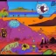 Placeholder: from krazy kat and ignatz mouse by herriman Coconino County, Arizona psychedelic landscape