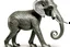 Placeholder: A gray metal elemental elephant designed in Australian aboriginal art painted by Vincent van Gogh