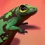 Placeholder: a gecko portrait