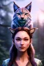 Placeholder: Druid character, physically fit, lynx ears, nature, far, sidhe, facepaint, waist up portrait, intricate, oil on canvas, masterpiece, expert, insanely detailed, 8k resolution, retroanime style, cute big circular reflective eyes, cinematic smooth, intricate detail , soft smooth lighting, soft pastel colors, painted Renaissance style