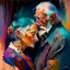 Placeholder: Sweet Beautiful older couple Modifiers: oil on canvas beautiful imperial colors crisp quality colourful ashley wood megan duncanson Daniel Gerhartz