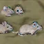 Placeholder: white Field mouse cartoon matrix