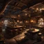 Placeholder: A large cozy fantasy tavern