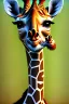 Placeholder: A baby giraffe called burrito