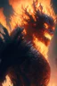 Placeholder: Fire monster,higly-detailed, highly detailed, perfect lighting, perfect composition, 4 k, artgerm, derek zabrocki, greg rutkowski