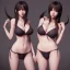 Placeholder: Anime sexy girl perfect face, sexy face, with big boobs, horns Wings and tail perfect body, 8k quality