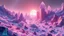 Placeholder: landscape covered in crystals that looks futuristic with futuristic lighting, realistic rendering