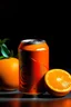 Placeholder: orange soda can with chillis and oranges on the side