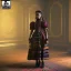 Placeholder: Full body, 3d render,kente scene, Jenna Ortega, Wednesday addams 1800's women style, 1800's hair style, 1800's women clothes style, hyper realistic, octane render, unreal engine 5, 8k, palace background, uhd