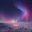 Placeholder: human look the stars and northern aurora blue turquoise lights, blue, pink,